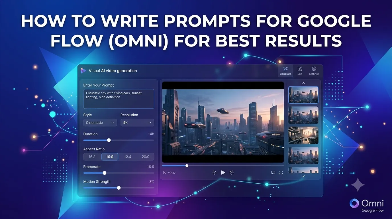 How to Write Prompts for Google Flow (Omni) for Best Results