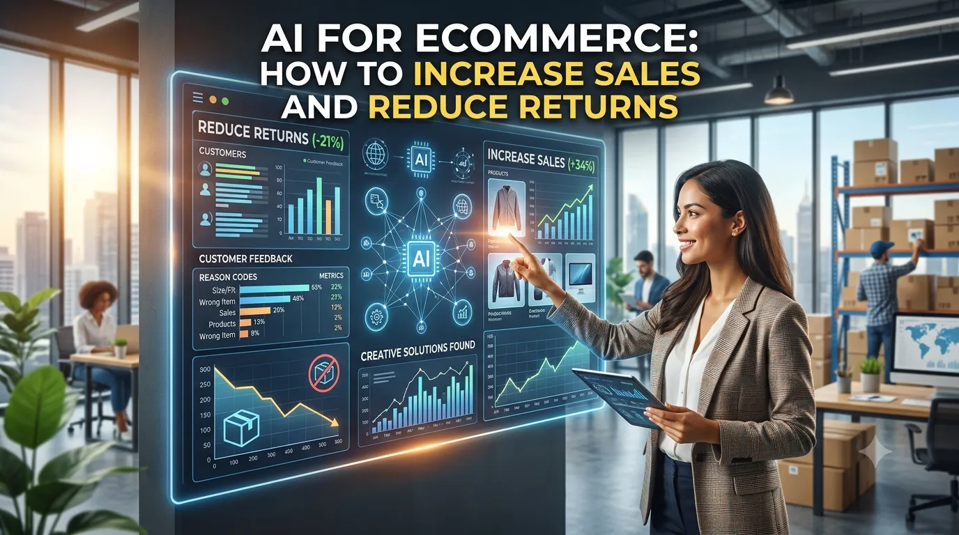AI for Ecommerce: How to Increase Sales and Reduce Returns