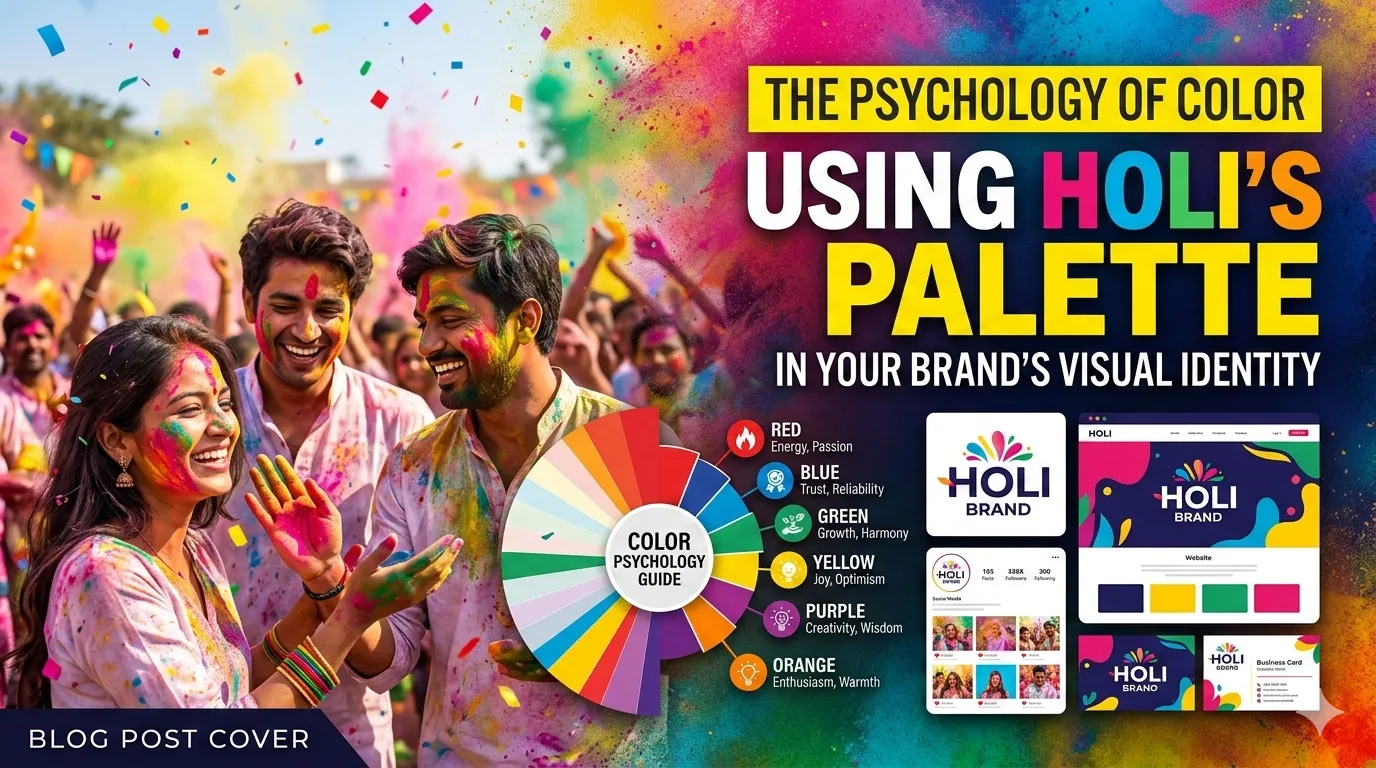 The Psychology of Color: Using Holi’s Palette in Your Brand’s Visual Identity